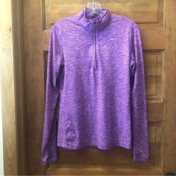 Nike /Running Dri-FIT /1/2 zip long sleeve top/ Size M - Picture 2 of 9